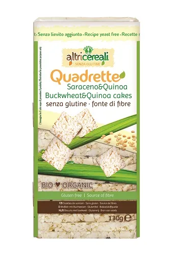 Altri Cereali Quadrette Al Grano Saraceno E Quinoa Biologico 130 g