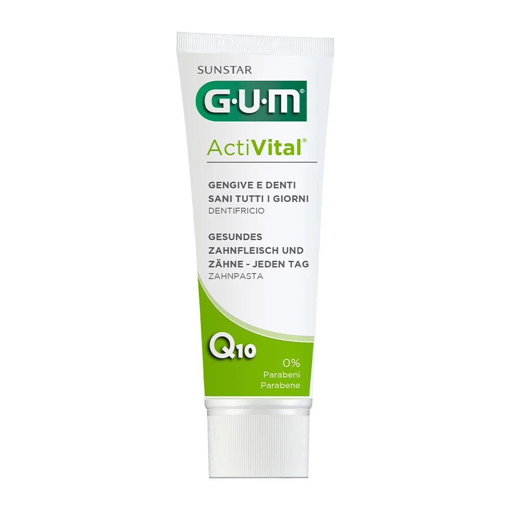 Gum Activital Dentifricio Gel 75 ml Gengive e Denti Sani Tutti i Giorni