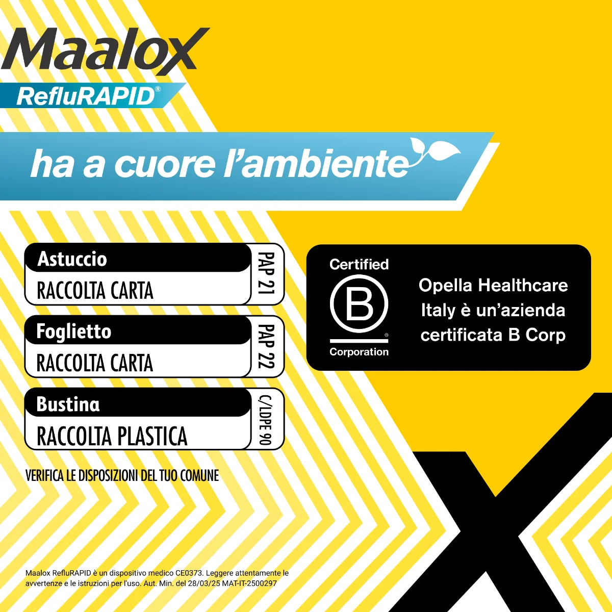 Maalox Reflurapid 20 Bustine Reflusso e Acidità