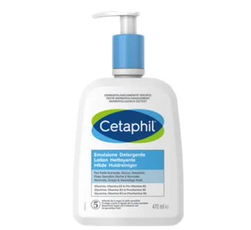Cetaphil Emulsione Detergente 470 Ml in OMAGGIO Crema Idratante 100 G Kit Cura del Corpo