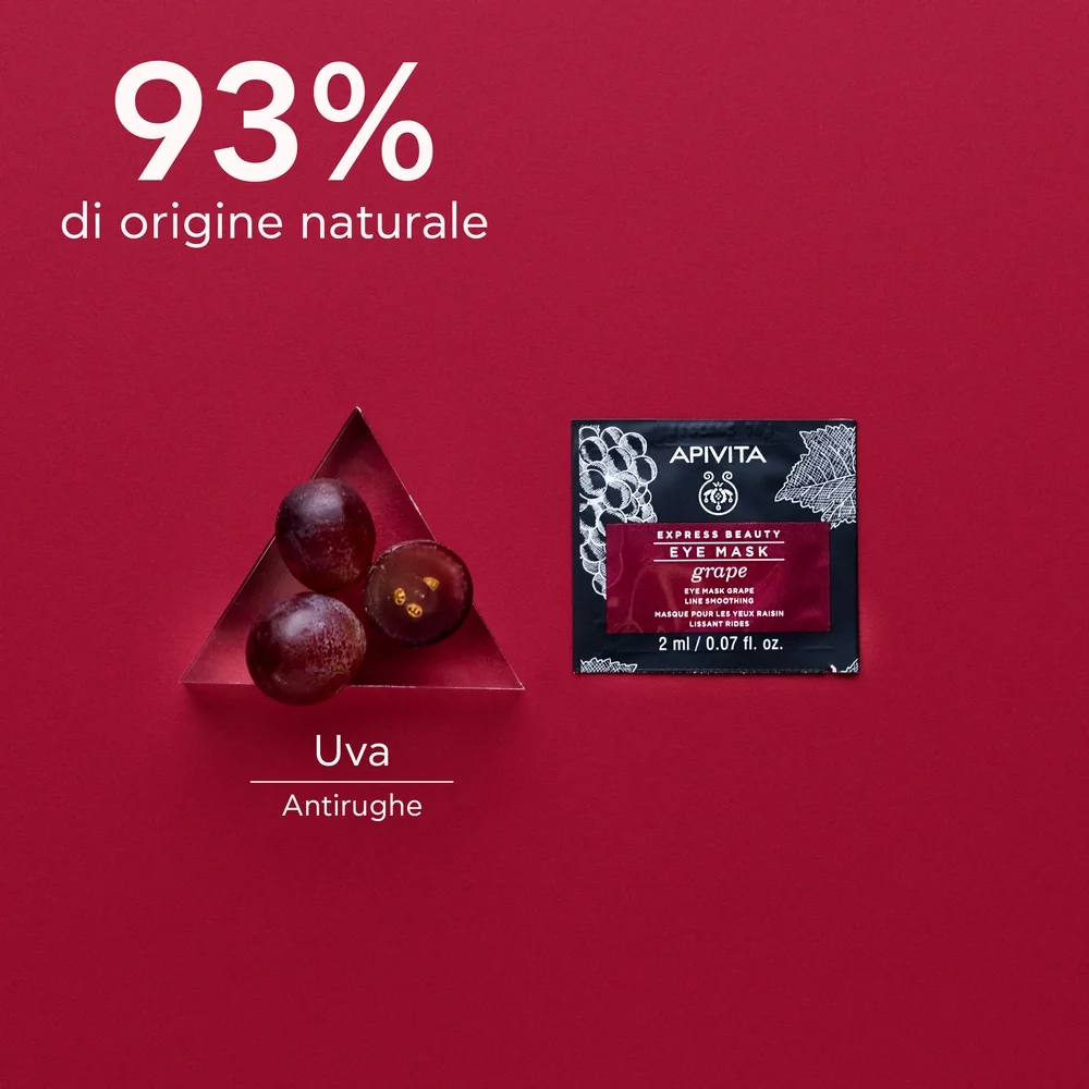 Apivita Express Eye Grape 2 X 2 Ml Maschera Occhi Liftante
