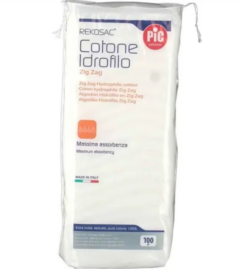 Pic Rekosac Cotone Idrofilo Zig Zag 100 g Massima Assorbenza