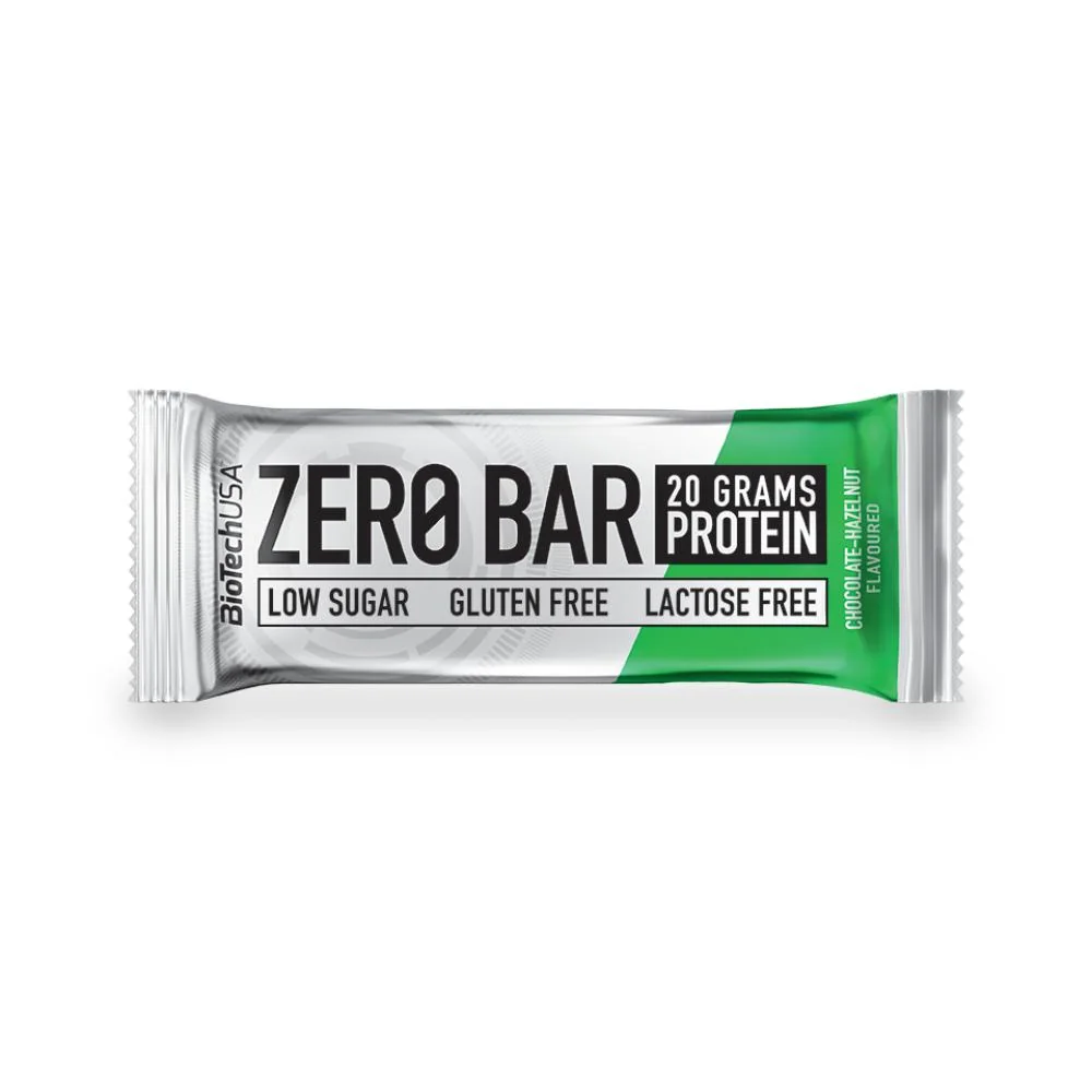Biotechusa Zero Bar Cioccolato Nocciola 50 g Barretta Proteica