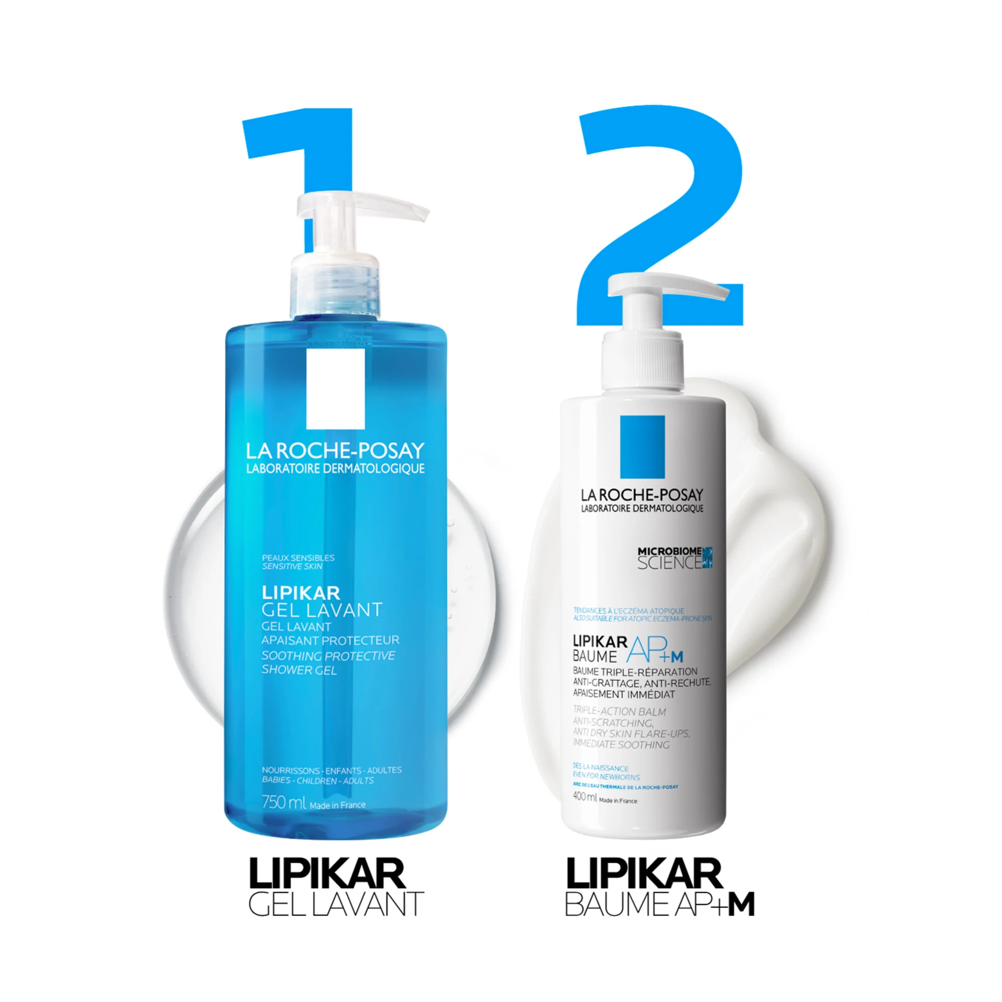 La Roche Posay Lipikar Gel Doccia Detergente 400 ml Ricarica Lenitivo e protettivo