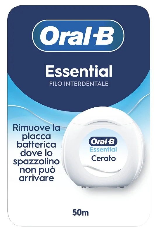 Oralb Essential Filo Cerato Interdentale 50 Metri