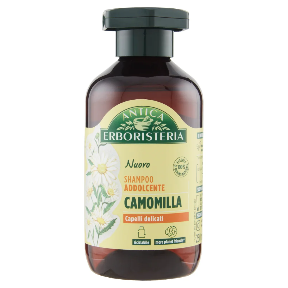 Antica Erboristeria Shampoo Camomilla 250 ml Shampoo Addolcente per Capelli Delicati