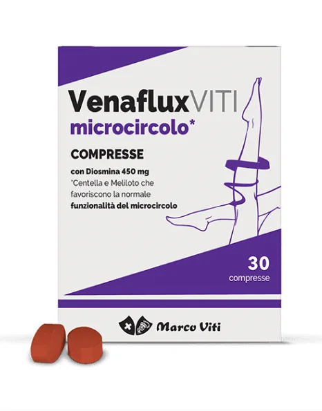 Venaflux Integratore Microcircolo 30 Compresse Benessere Microcircolo