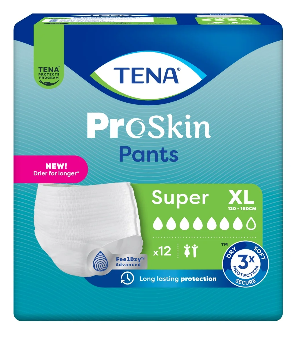 Tena Pants Super Xl 12Pz In Caso di Incontinenza