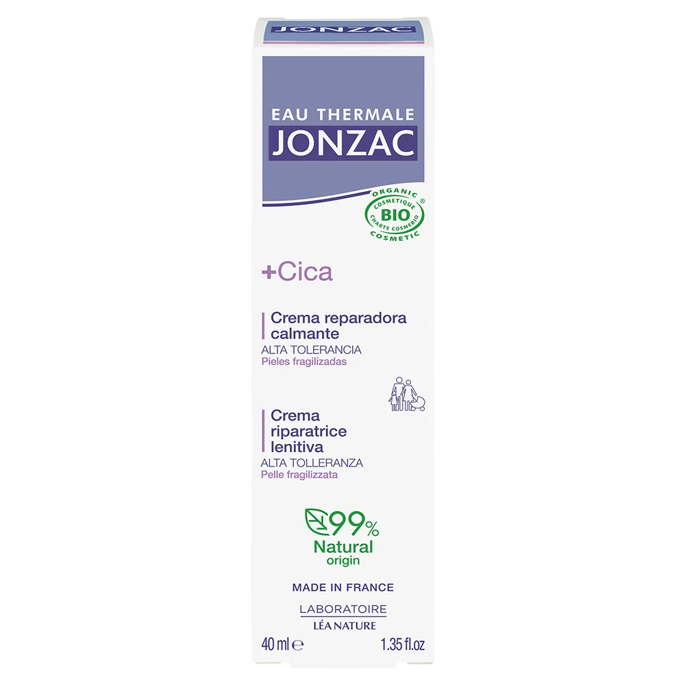 Jonzac Cica+ Crema Riparatrice Lenitiva 40 Ml Pelli Fragili e Irritate