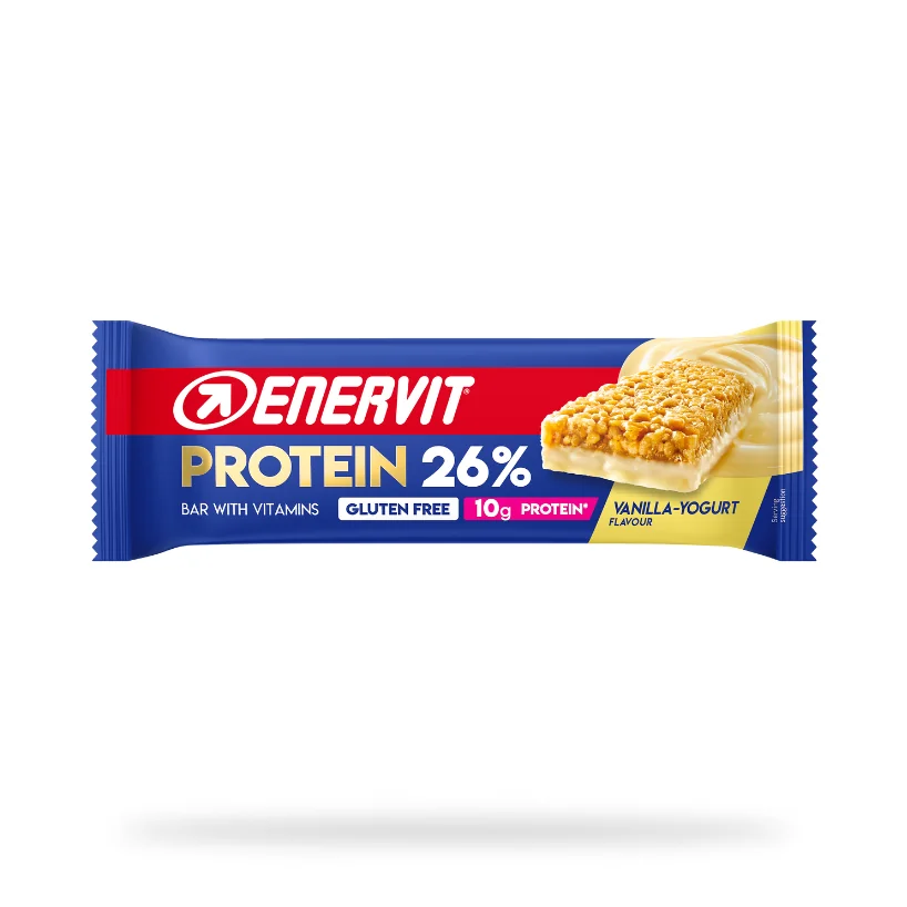 Protein In Box da 25 Barrette - Vaniglia Yoghurt 26% Proteine Snack Proteico