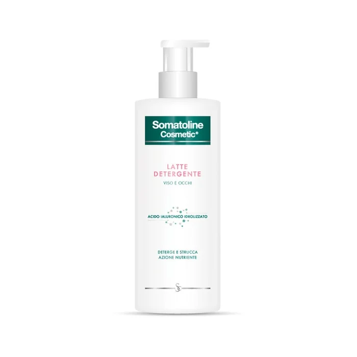 Somatoline Cosmetic Latte Detergente Viso e Occhi 400 ml Azione Idratante