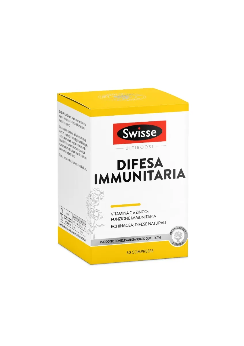 Swisse Difesa Immunitaria 60 Compresse Con Vitamina C, Zinco ed Echinacea