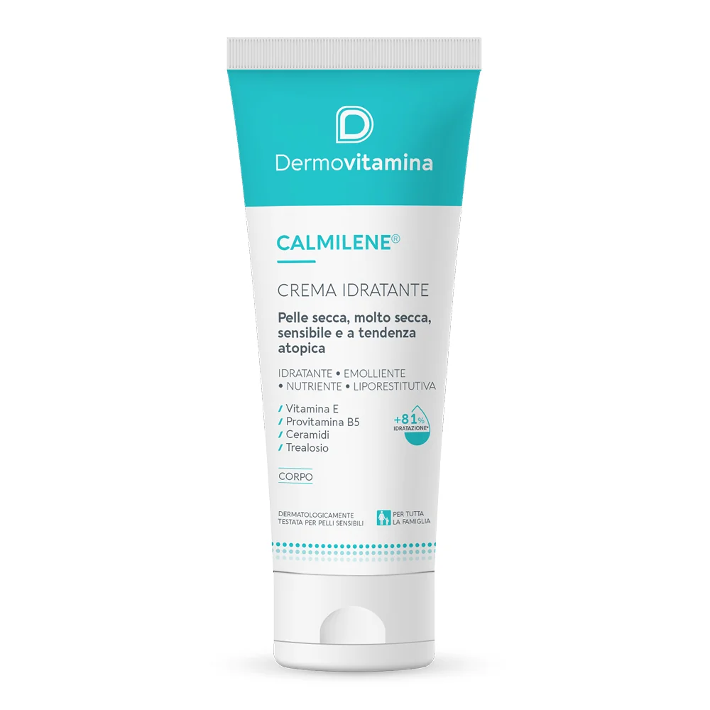 Dermovitamina Calmilene Crema 250 ml Pelle Secca e Sensibile