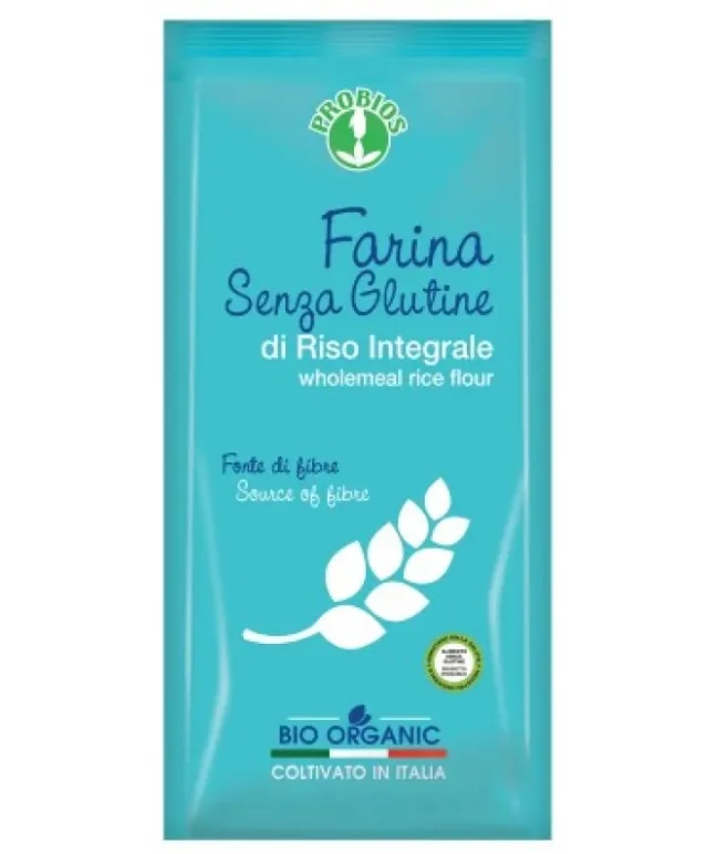 Probios Farina di Riso Integrale Biologica Senza Glutine 375 g