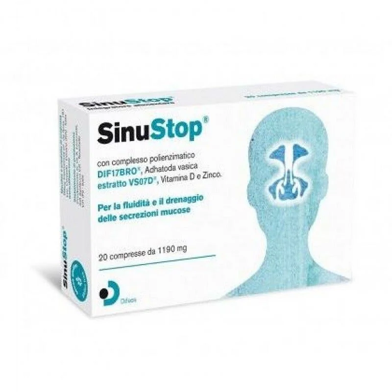 Sinustop 20 Compresse Integratore per Sinusite