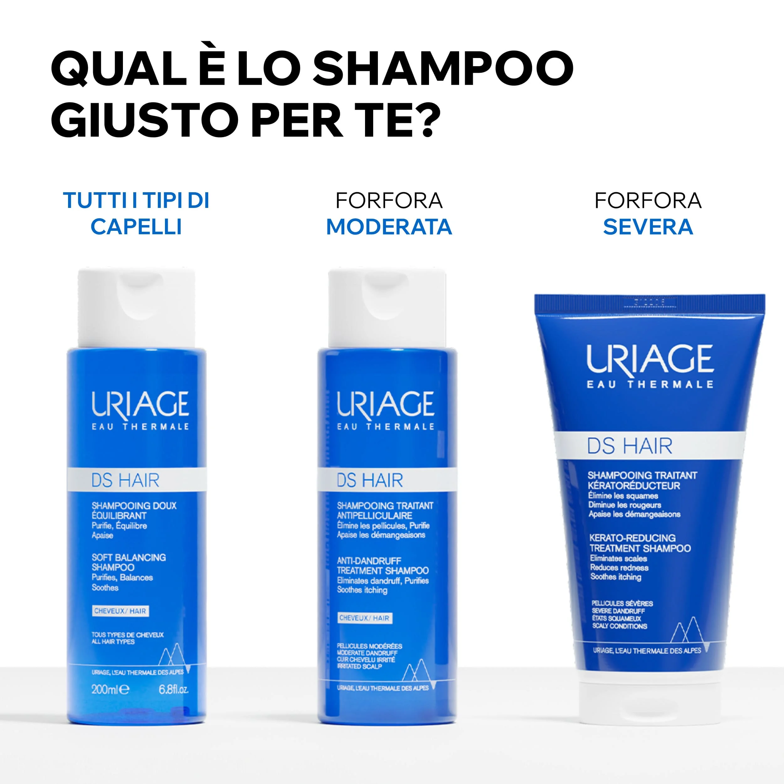 Uriage Ds Hair Sh Traitant Antipelliculaire Lenisce il Prurito