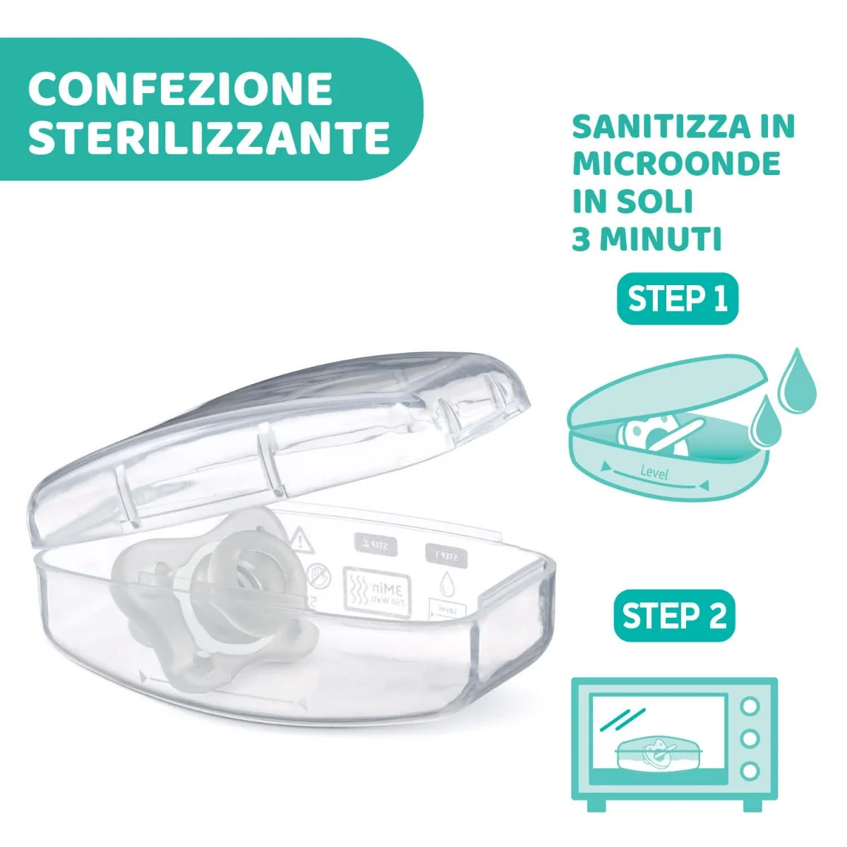 Chicco Gommottino Lumi Sil 2-6M 2P