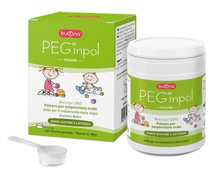 PEGinpol Macrogol Trattamento Stipsi nei Neonati e Bambini 100 g
