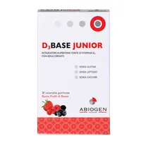 D3 Base Junior 30 Caramelle Gommose Gusto Frutti di Bosco