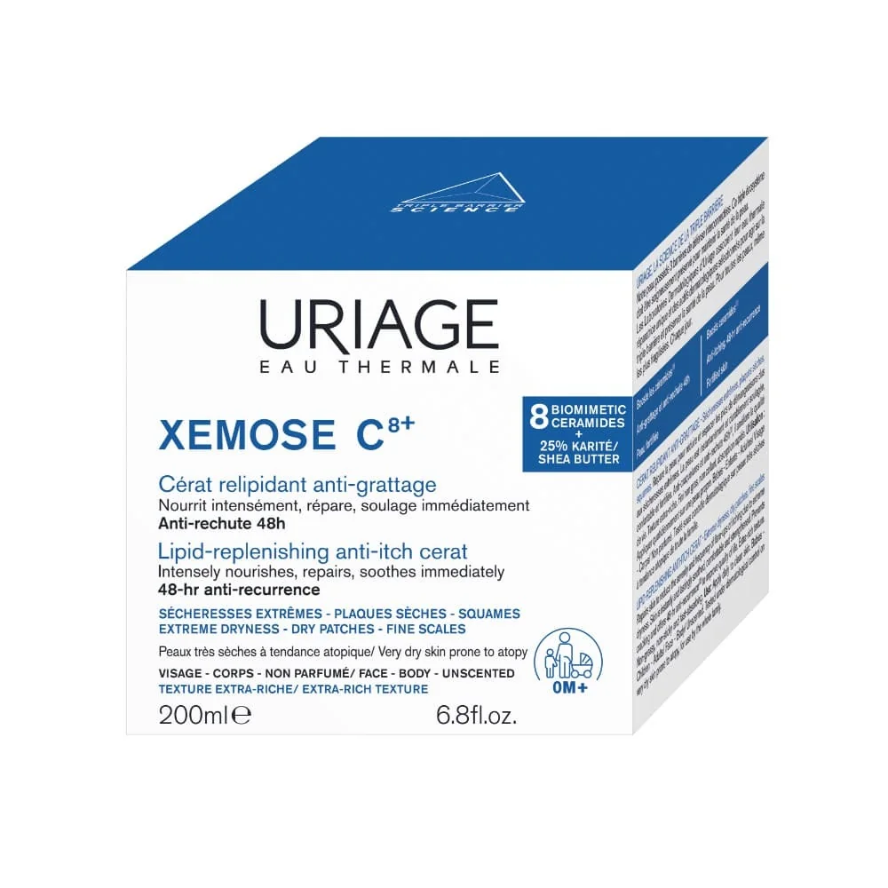 Uriage Xèmose Cerato Liporestitutivo Anti-irritazioni 200 ml Pelle Secca e Molto Secca