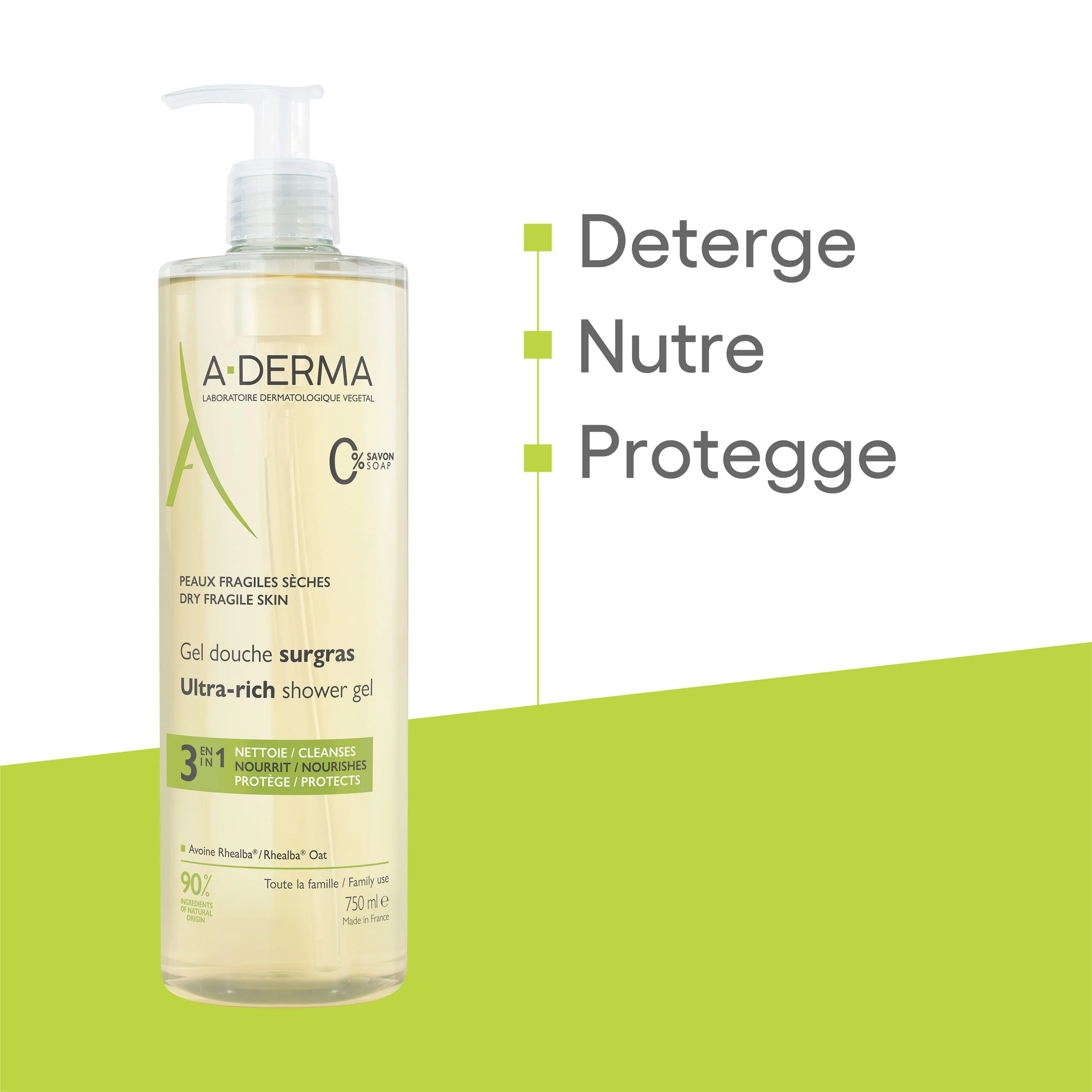Les Indispensables Gel Doccia Surgras 750 Ml