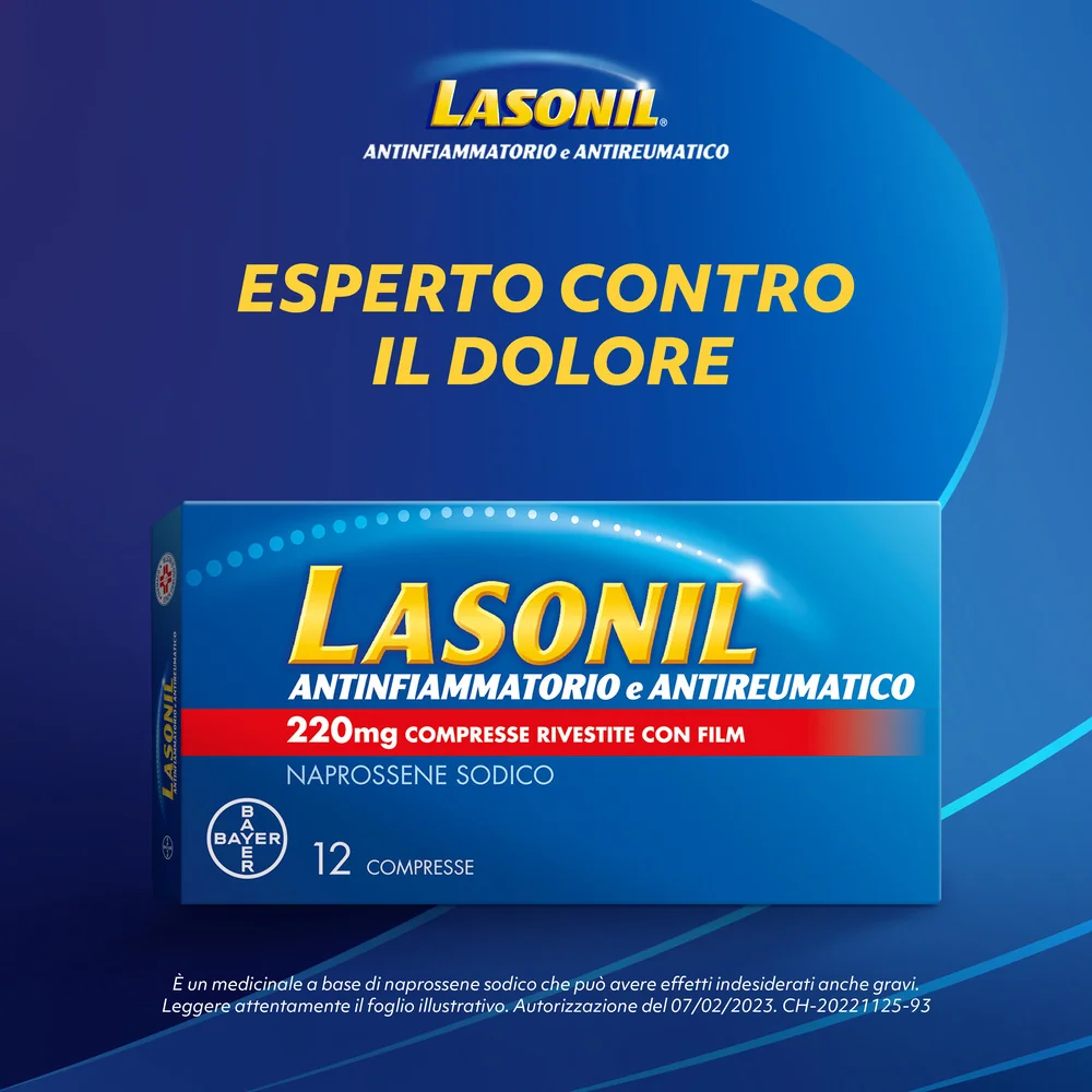 Lasonil Antidolorifico e Antinfiammatorio 12 Compresse Dolore