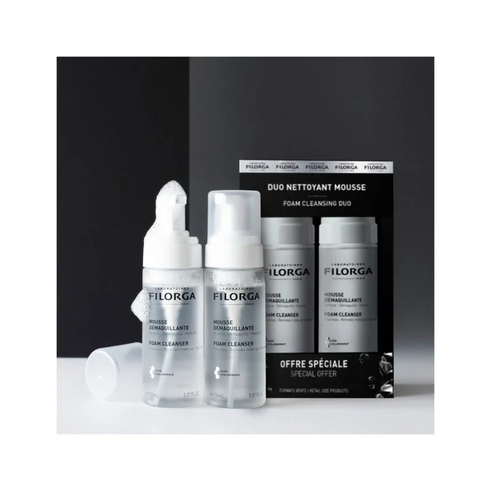 Filorga Duo Foam Cleanser 2x150 ml Deterge, strucca, idrata