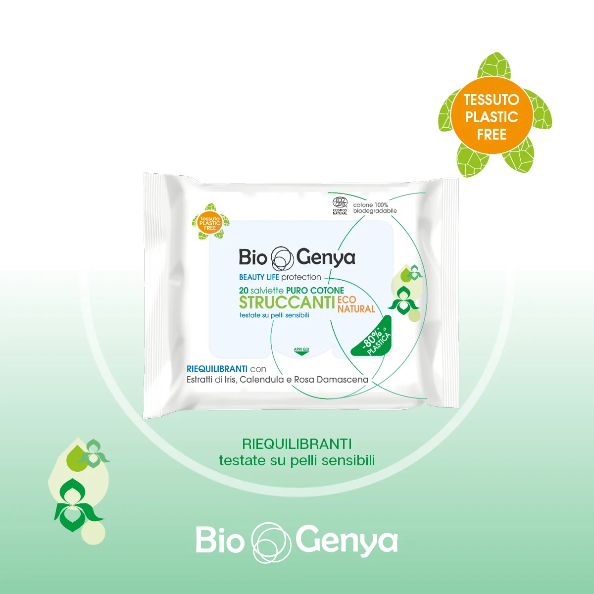 Biogenya Struccante Eco Natural 20 Salviette