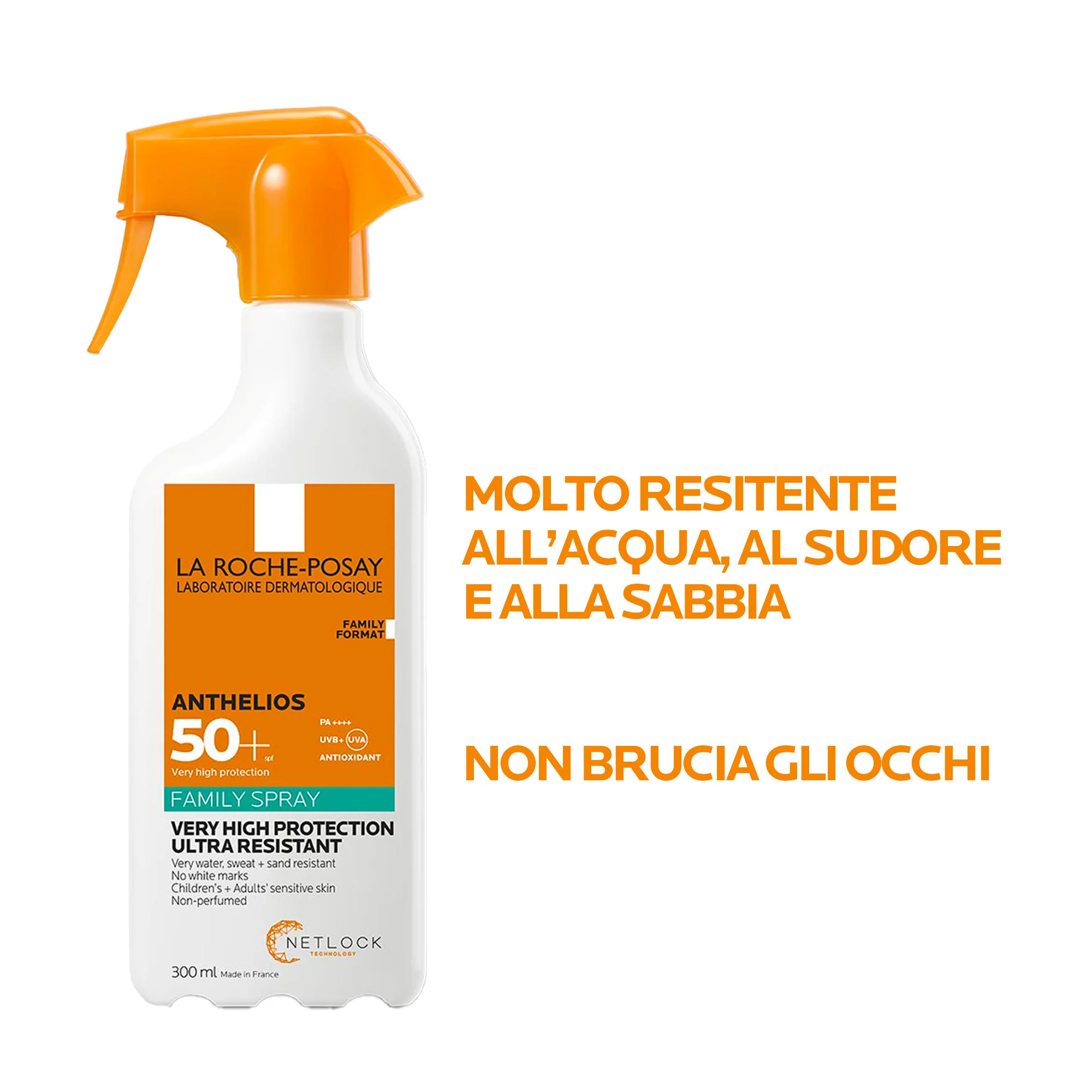 La Roche Posay Anthelios Family Spray SPF50+, 300 Ml Protezione solare elevata