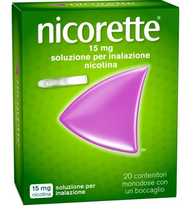 Nicorette Inhaler 15 mg Nicotina 20 Flaconcini Monodose