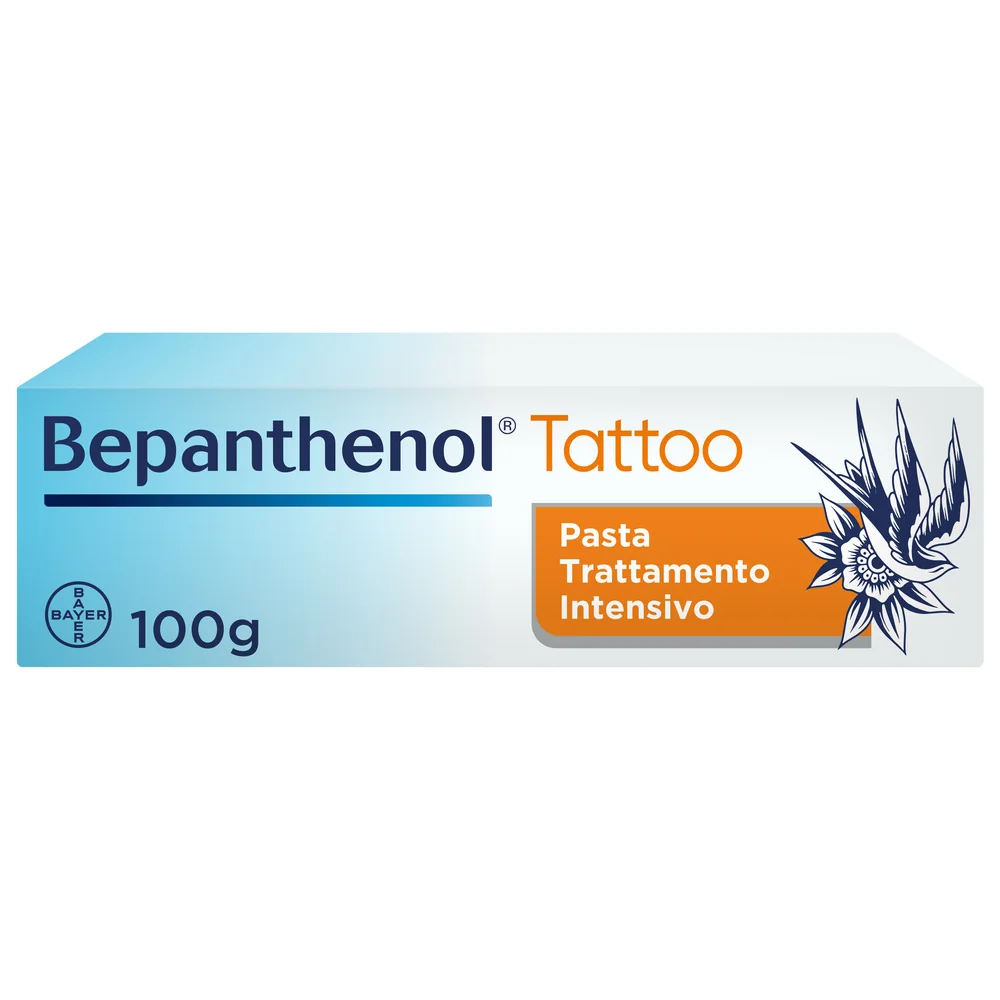 Bepanthenol Tattoo Pasta Trattamento Intensivo 100g Tatuaggi