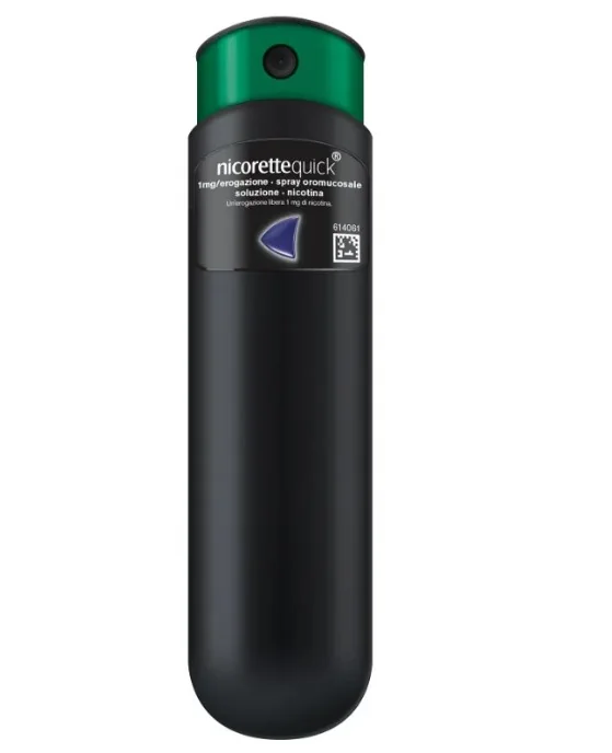 Nicorettequick Spray Aroma Frutti Rossi 150 Dosi Per Alleviare Astinenza da Nicotina