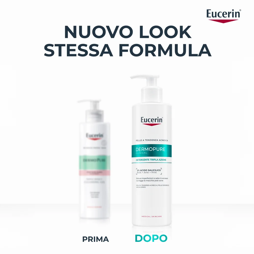 Dermopure Clinical Detergente Tripla Azione 400Ml Pelle Grassa A Tendenza Acneica