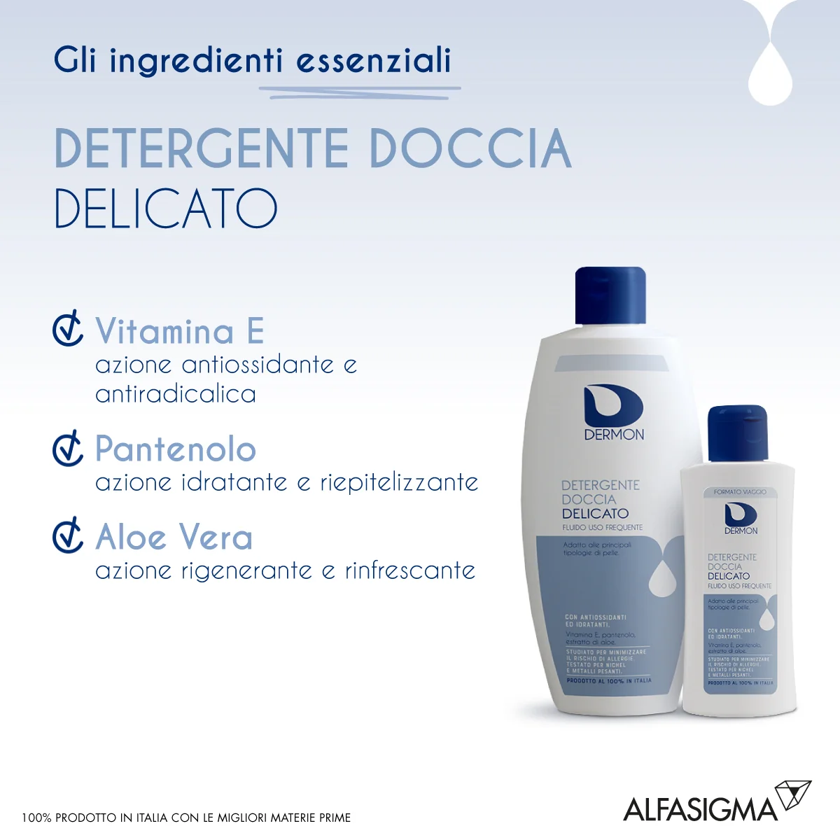 Dermon Detergente Doccia Delicato 400 ml Uso Frequente