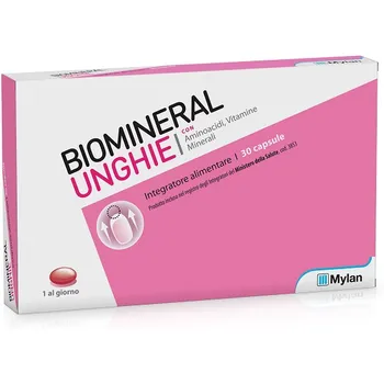 Biomineral Unghie 30Capsule Crescita e Funzionalità dell'Unghia