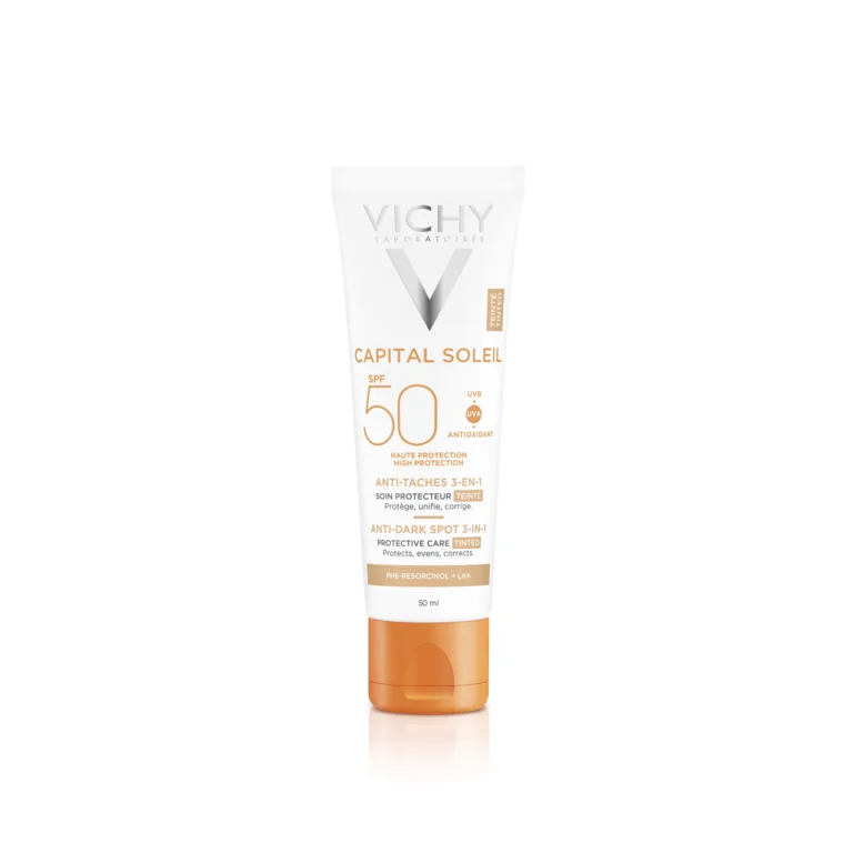 Vichy Idèal Soleil Trattamento Antimacchie Colorato 3in1 SPF 50+ Protezione Viso 50 ml