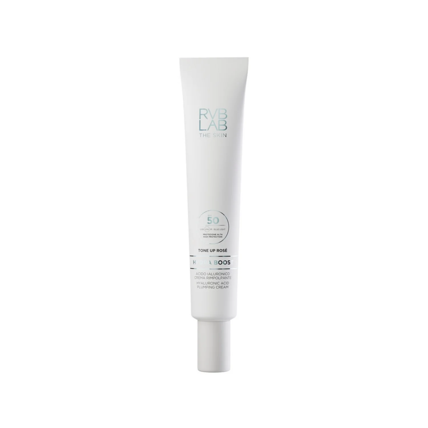 RVB Lab Acido Ialuronico SPF50 Crema Rimpolpante 50 ml Idrata Protegge e Illumina