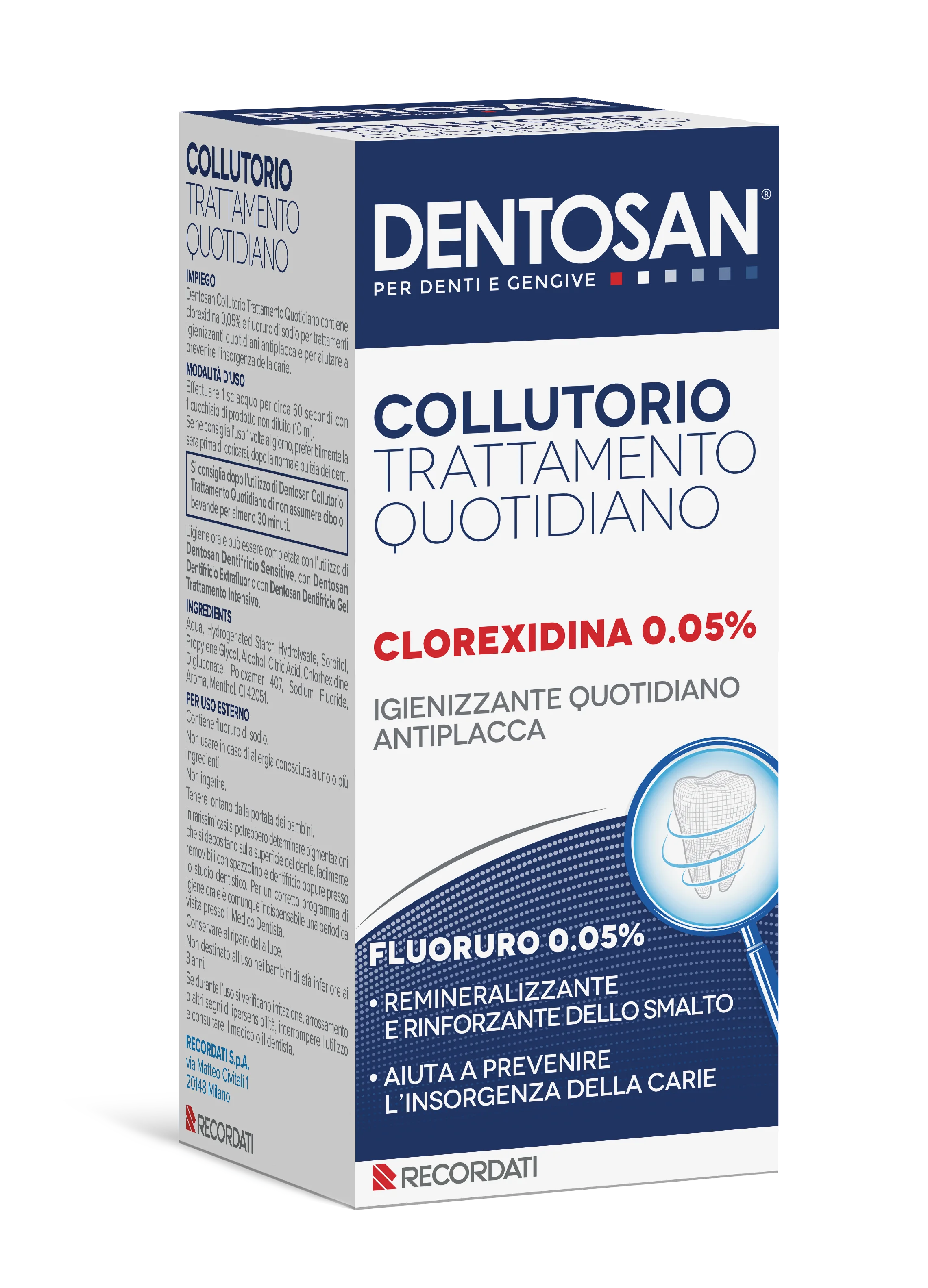 Dentosan Trattamento Quotidiano Collutorio 200 ml Clorexidina 0,05%