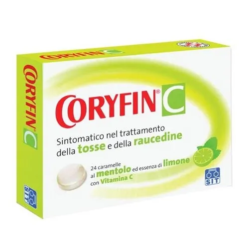 Coryfin C Limone 2,8 mg + 16,8 mg Tosse 24 Caramelle