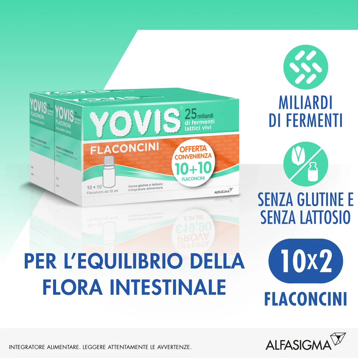 Yovis Flaconcini 25 Miliardi PROMO Bipacco 20 Flaconcini