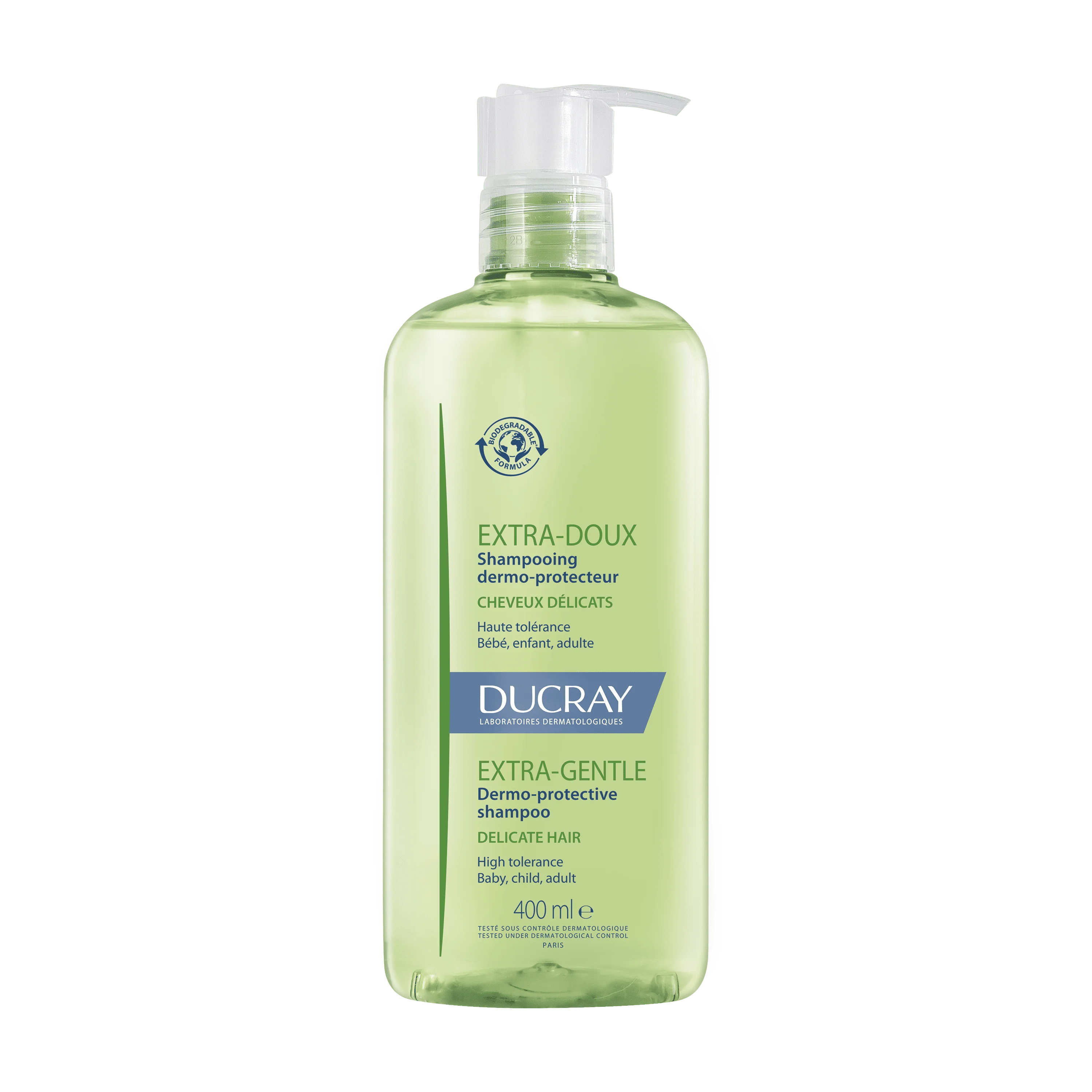Ducray Extra Delicato Shampoo Dermoprotettivo 400 ml Pelle Sensibile