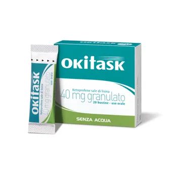 Okitask Soluzione Orale Granulato 20 Bustine 40 mg Antinfiammatorio