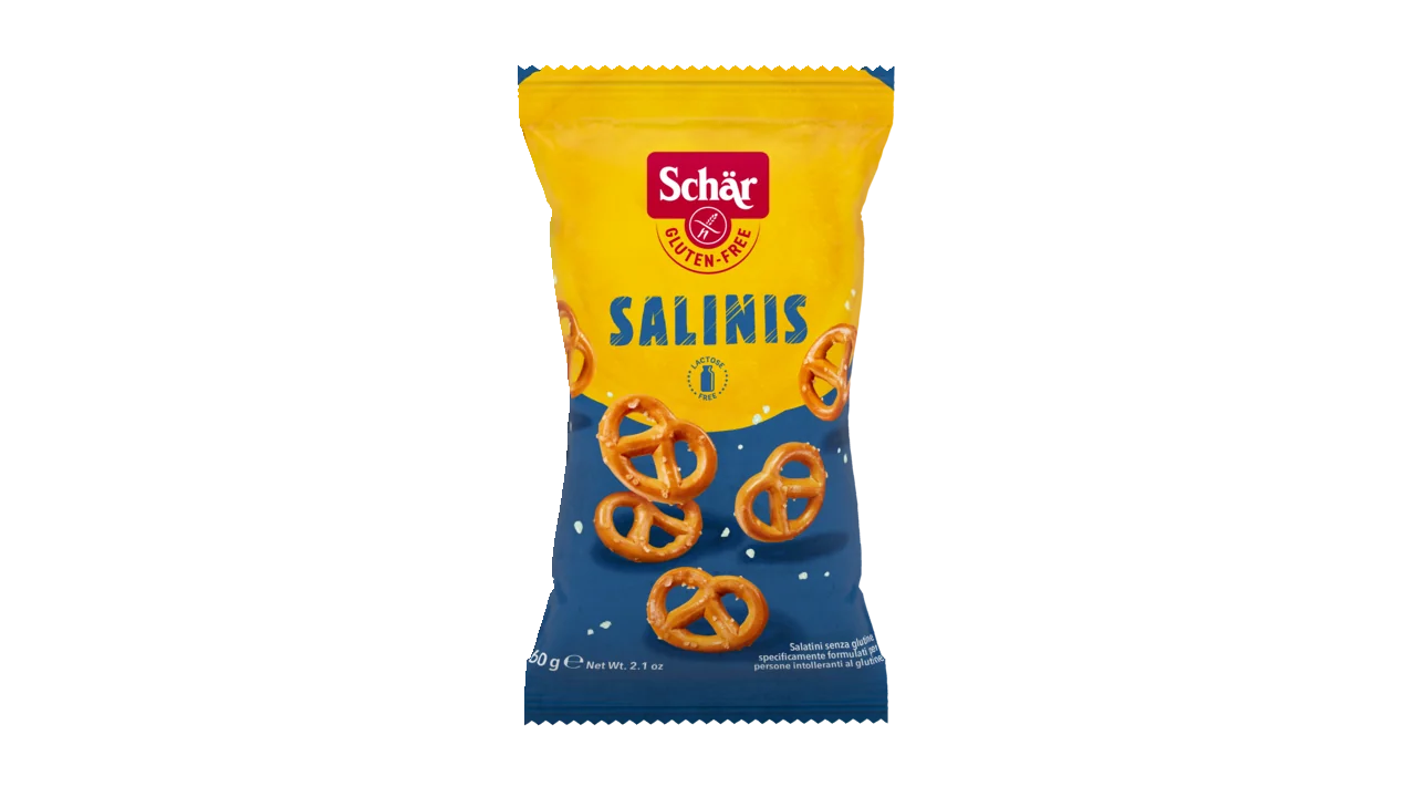 Schar Salinis Salatini Senza Glutine 60 g Pretzel Senza Glutine