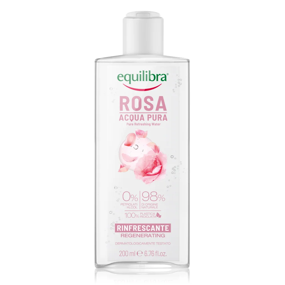Equilibra Rosa Acqua Pura Tonificante 200 Ml Tonico Multiattivo