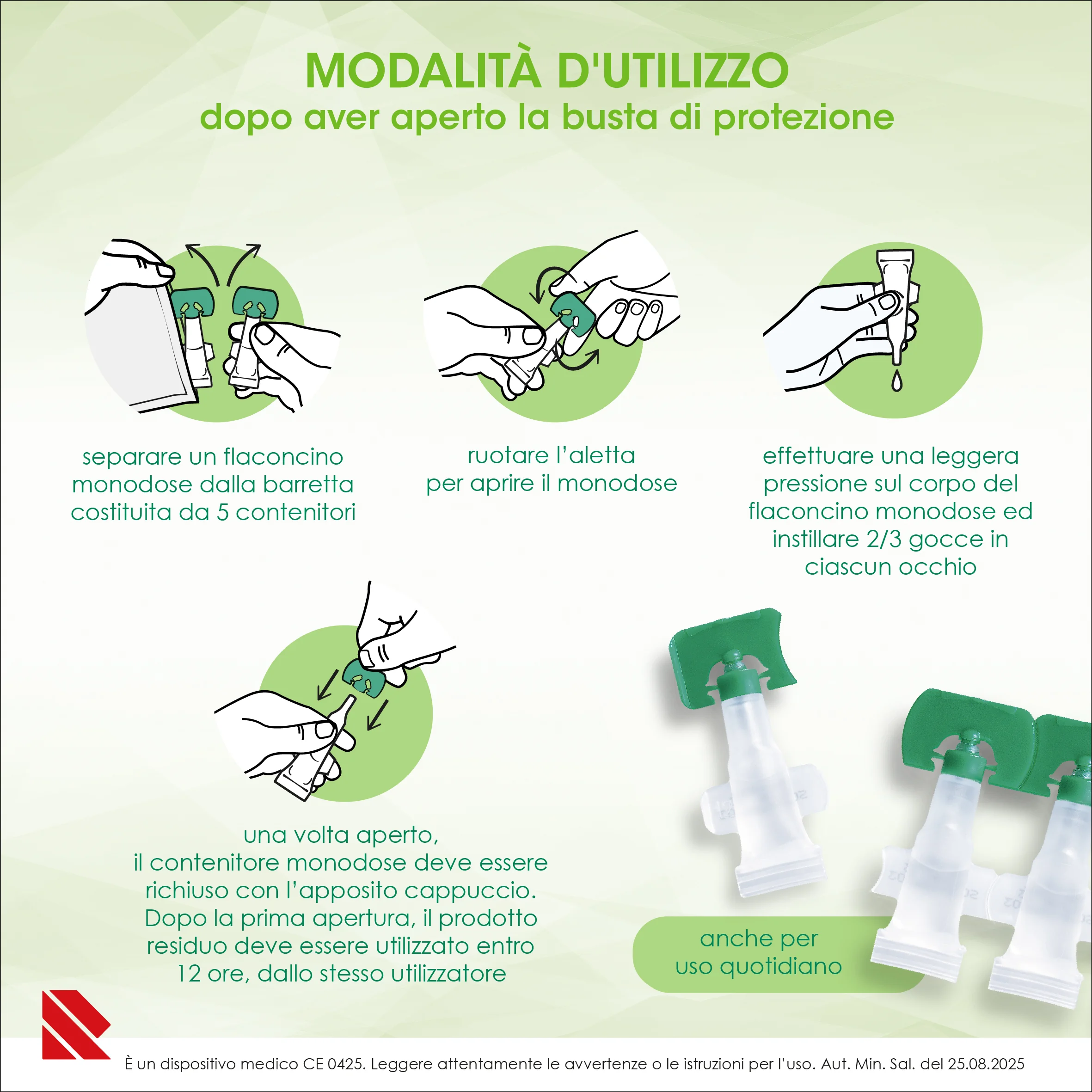 Eumill Collirio Monodose 20 Flaconcini Gocce Oculari Lenitive
