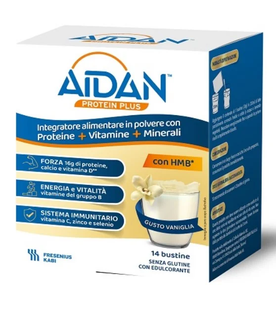 Aidan Protein Plus 14 Bustine Vaniglia Senza Glutine
