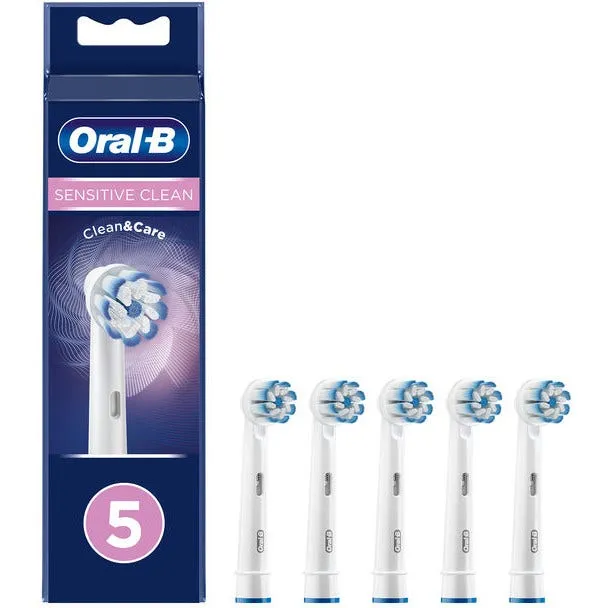 Oral-B Sensitive Clean Testine di Ricambio 5 Pezzi