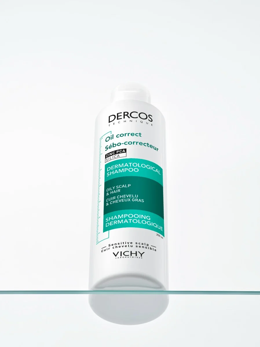 Vichy Dercos Shampoo Sebo Regolatore 200 Ml Capelli Grassi
