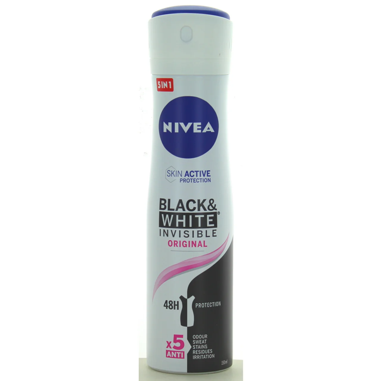 Nivea Deodorante Black & White Invisible Original Spray Azione Antitraspirante