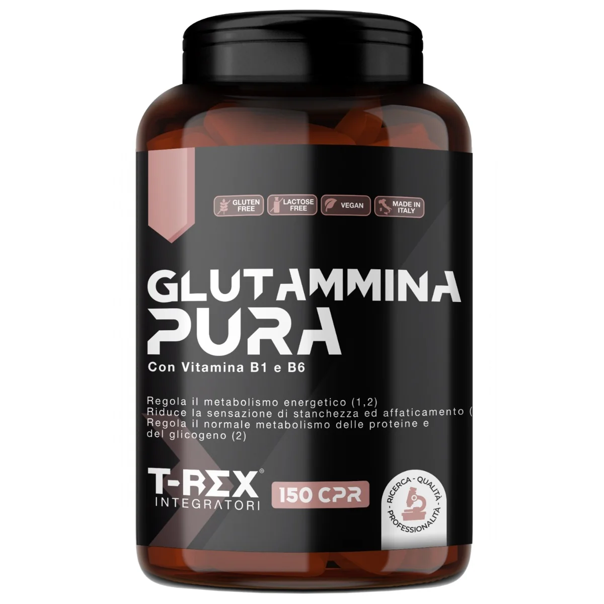 T-Rex Glutammina Pura 250G Recupero Muscolare